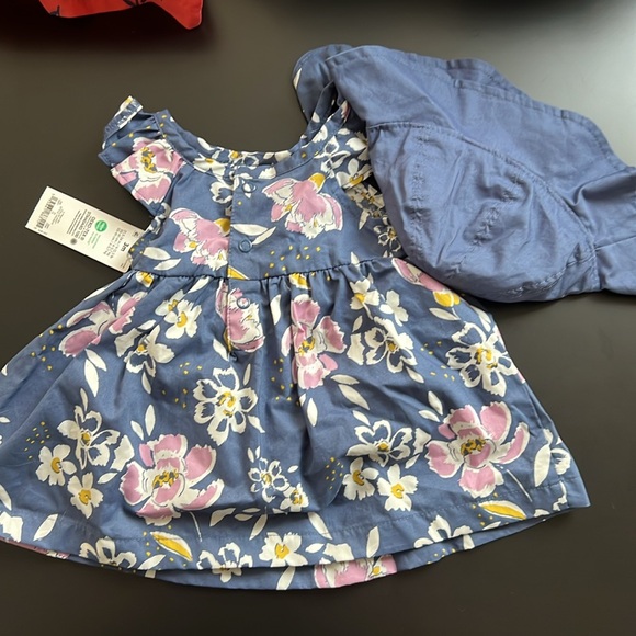 Lot of 100% cotton summer baby girl clothes. Size 3month and 0-3 months. - Picture 5 of 9